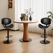 set 2 4 6 swivel bar stools footrest features