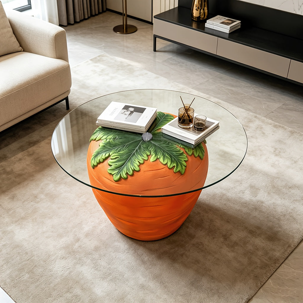 1pc   vegetable fruit side table resin carrot