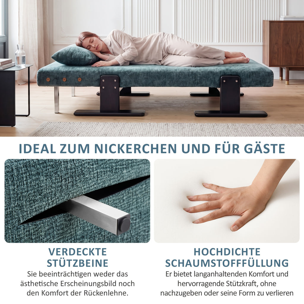 3 in 1 convertible sleeper chair bed   folding single
