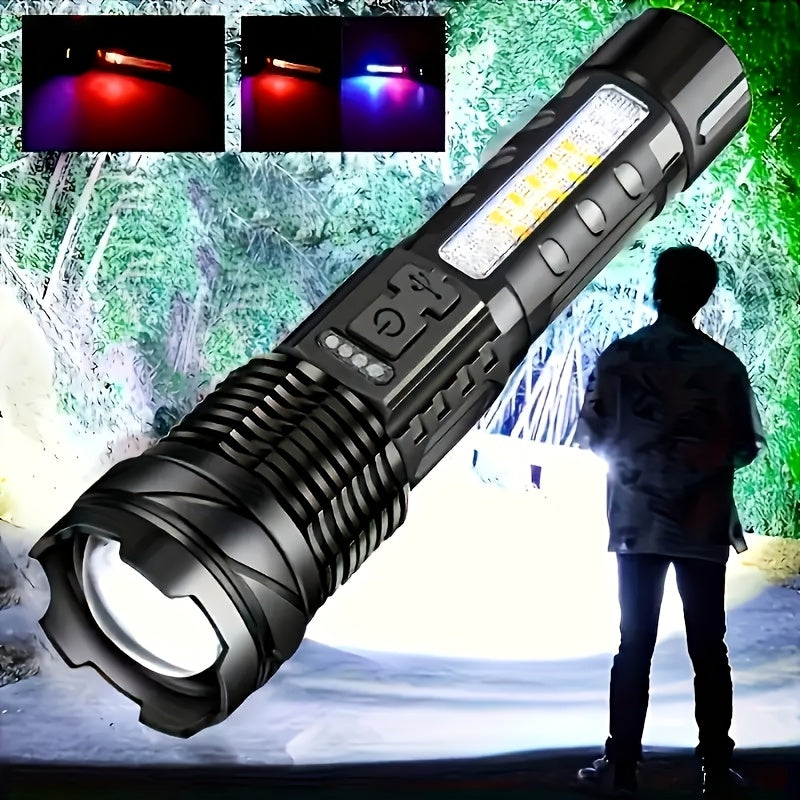 2pcs super powerful rechargeable flashlight