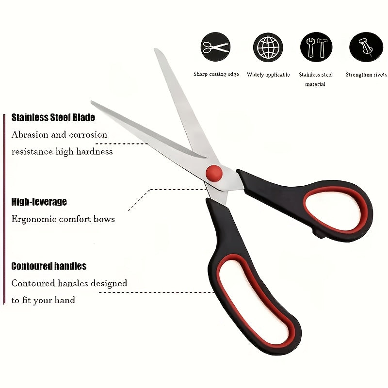 3   6 7 inch multi purpose stationery scissors