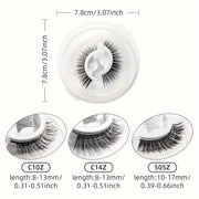 self   false eyelashes 3 pairs set pre   reusable