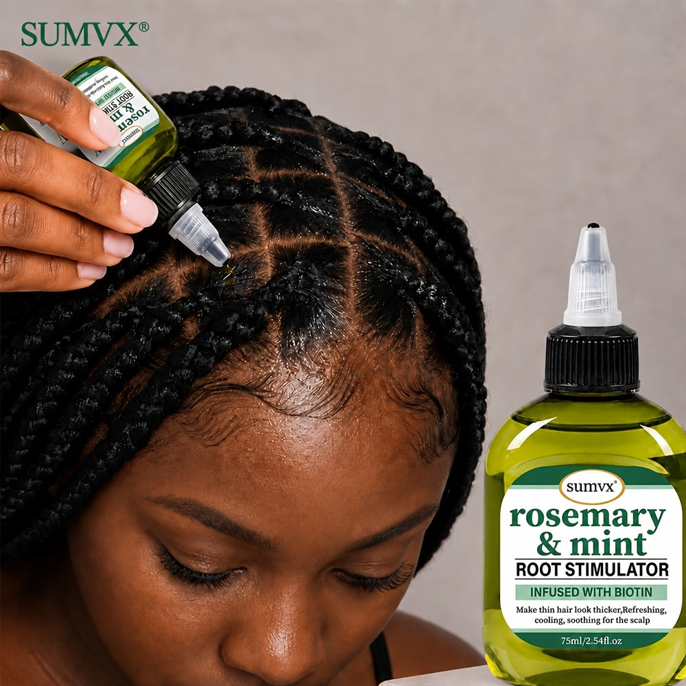 rosemary peppermint hair oil contains biotin rosemary