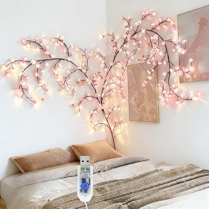 a string 96 led cherry   lights featuring 48 bulbs 48