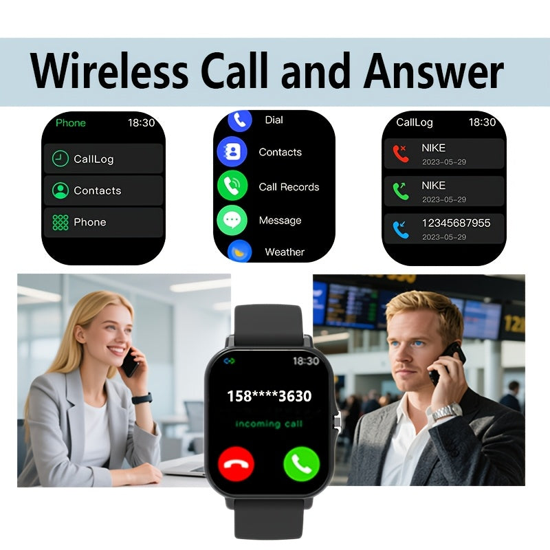 smart watch call answer unisex wireless call