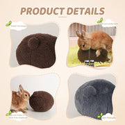 rabbit relax ball nest pillow two color bunny