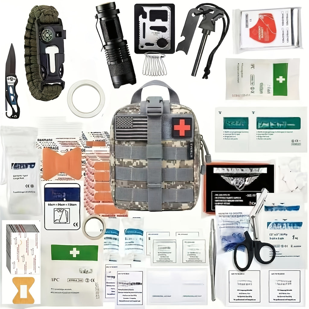 first aid kit 248pcs survival gear first aid kit