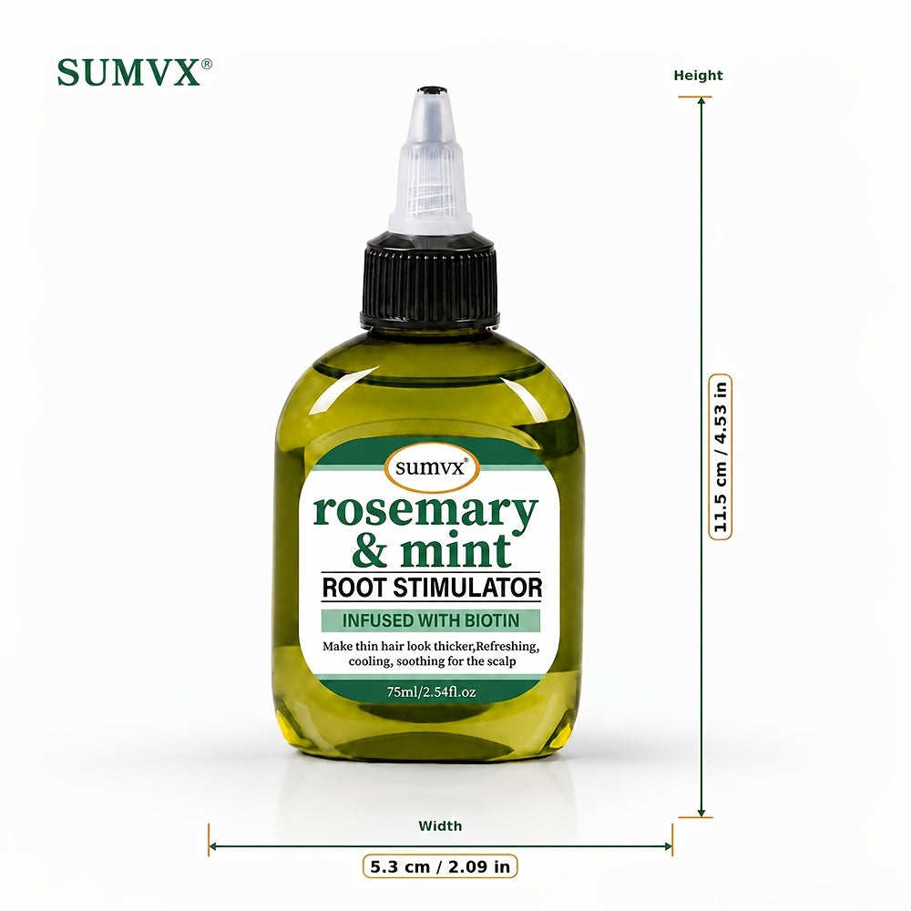 rosemary peppermint hair oil contains biotin rosemary