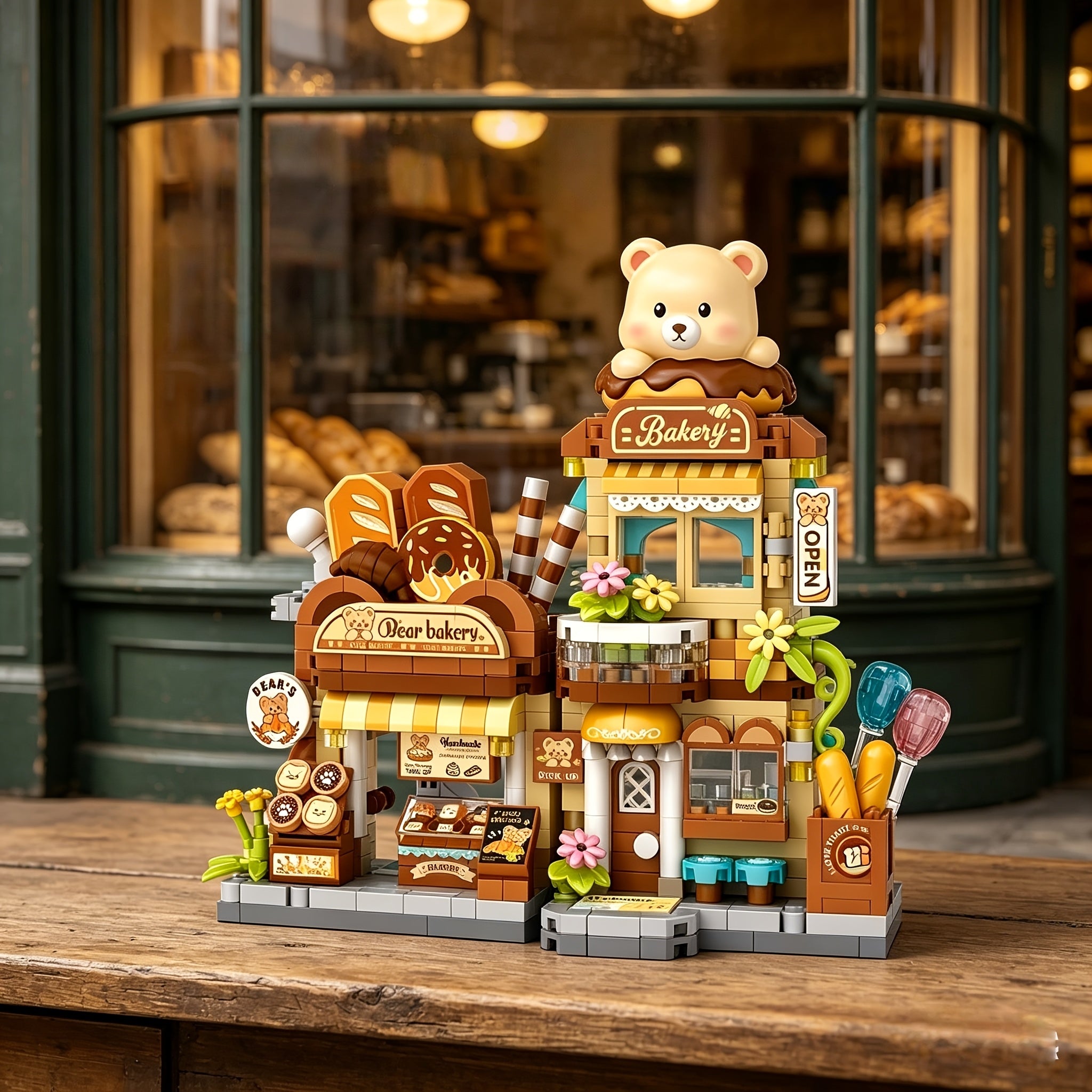 openable panda   building blocks multi style suitable